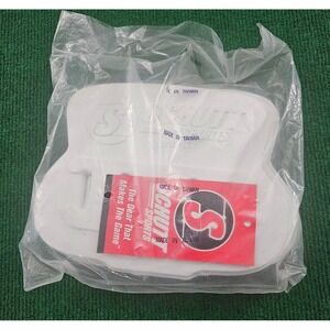 Schutt Sports V3PNT White Football Chin Strap Pad New‎ In Bag Made In Taiwan